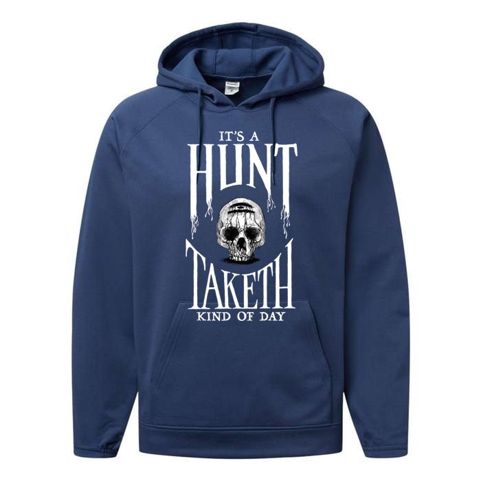 Hunt: Showdown It's A Hunt Taketh Kind Of Day Pullover Performance Fleece Hoodie