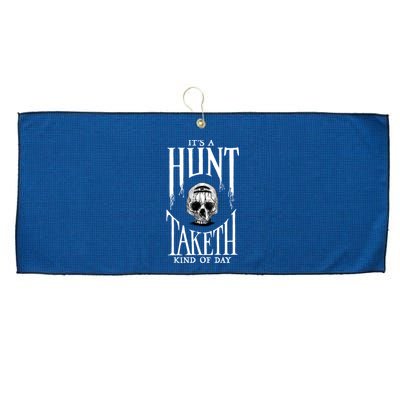 Hunt: Showdown It's A Hunt Taketh Kind Of Day Pullover Large Microfiber Waffle Golf Towel