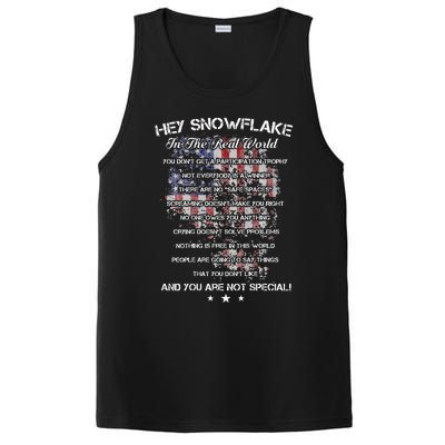 Hey Snowflake In The Real World Veteran Military PosiCharge Competitor Tank