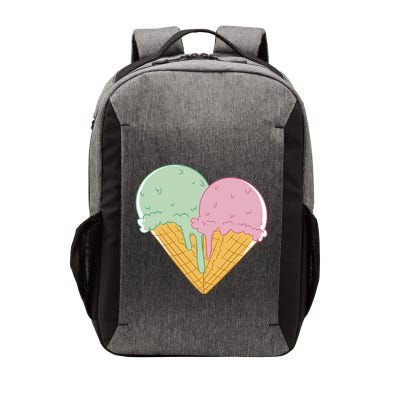 Heart Shaped Ice Cream Cute Gift Vector Backpack