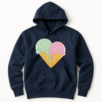 Heart Shaped Ice Cream Cute Gift Hoodie