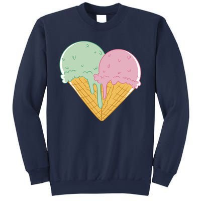 Heart Shaped Ice Cream Cute Gift Sweatshirt