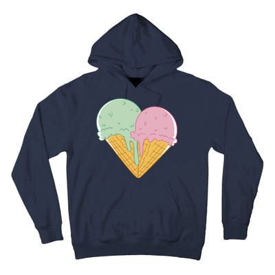 Heart Shaped Ice Cream Cute Gift Tall Hoodie