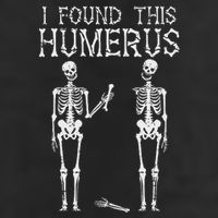 Halloween Skeleton I Found Humerus Funny 25L Jumbo Tote