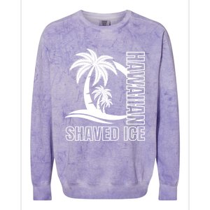 Hawaiian Shaved Ice Concession Food Truck Gift Colorblast Crewneck Sweatshirt