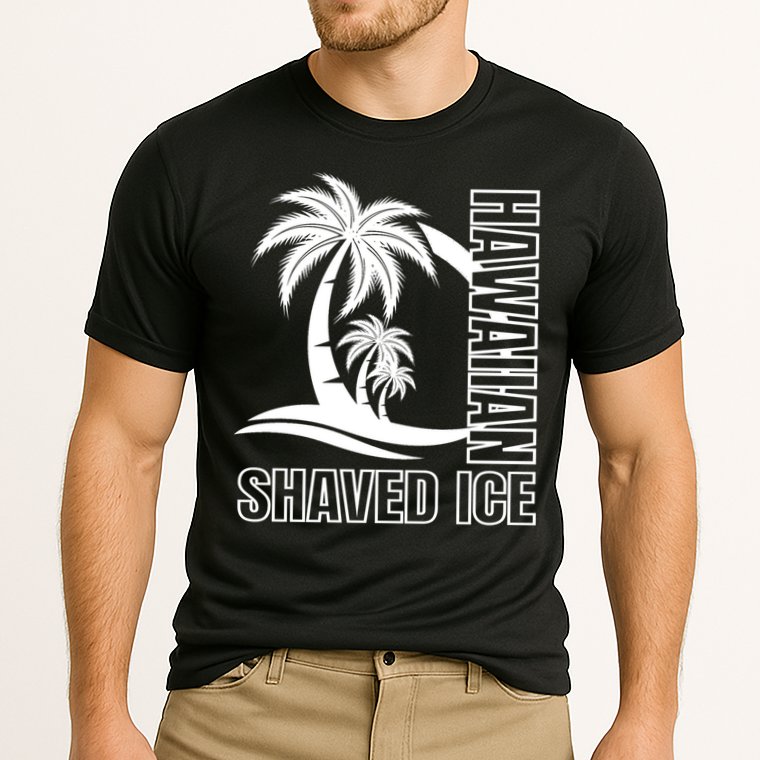Hawaiian Shaved Ice Concession Food Truck Gift Cooling Performance Crew T-Shirt