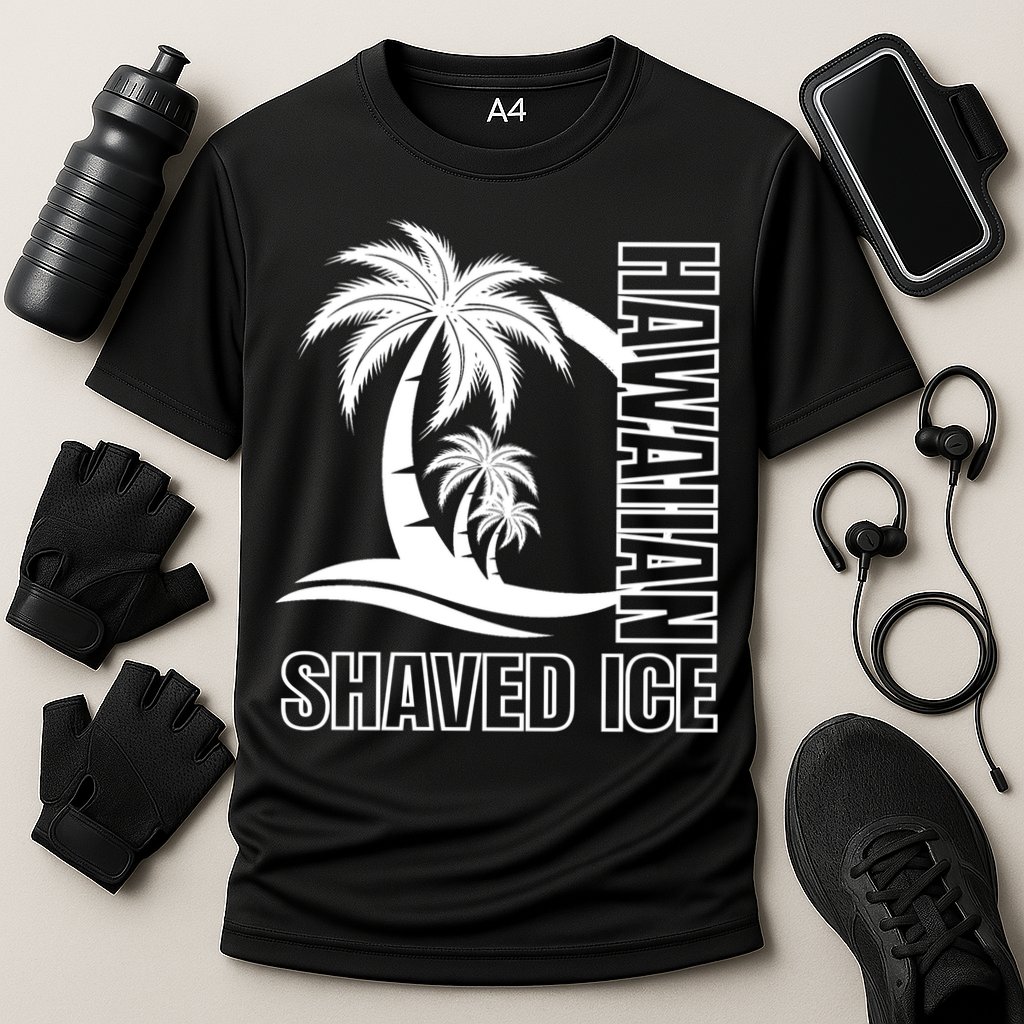 Hawaiian Shaved Ice Concession Food Truck Gift Cooling Performance Crew T-Shirt