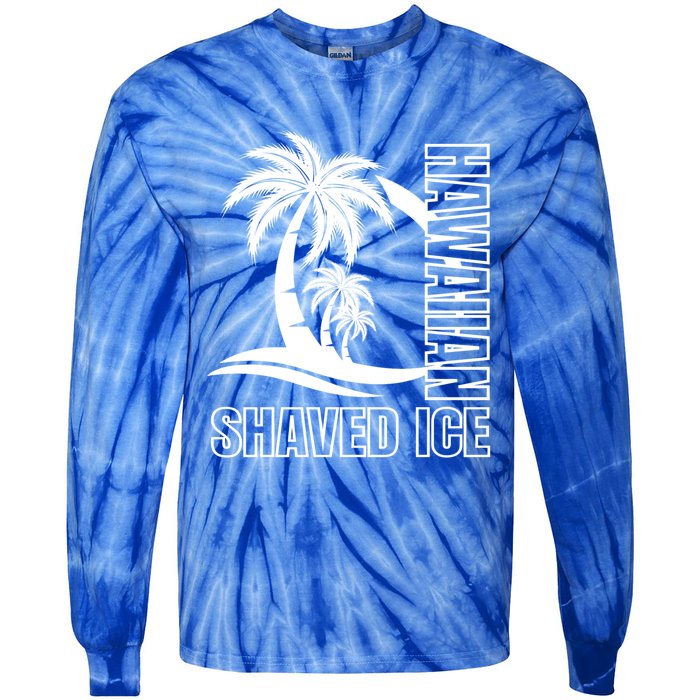 Hawaiian Shaved Ice Concession Food Truck Gift Tie-Dye Long Sleeve Shirt