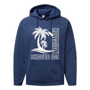 Hawaiian Shaved Ice Concession Food Truck Gift Performance Fleece Hoodie