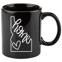 Home State Idaho Home Handlettered Graphic 11oz C Handle Ceramic Mug
