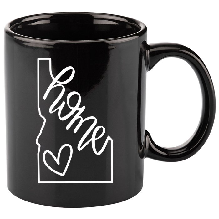 Home State Idaho Home Handlettered Graphic 11oz C Handle Ceramic Mug
