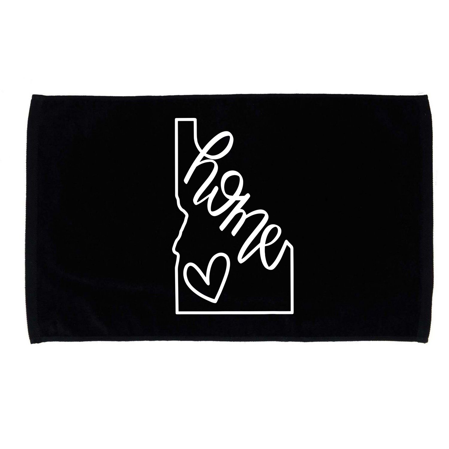Home State Idaho Home Handlettered Graphic Microfiber Hand Towel