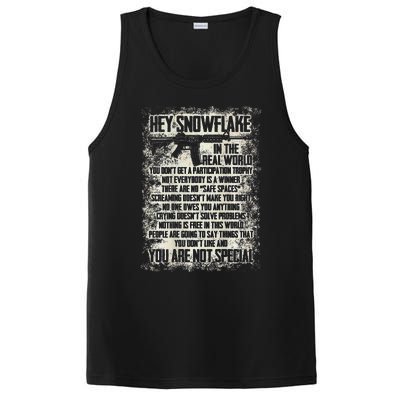 Hey Snowflake In The Real World PosiCharge Competitor Tank