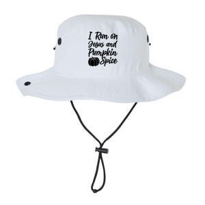 Halloween Season I Run On Jesus And Pumpkin Spice Gift Legacy Cool Fit Booney Bucket Hat