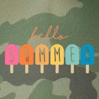 Hello Summer Ice Cream Legacy Tie Dye Trucker Hat