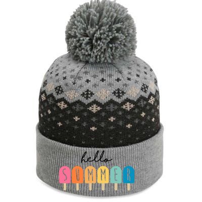 Hello Summer Ice Cream The Baniff Cuffed Pom Beanie