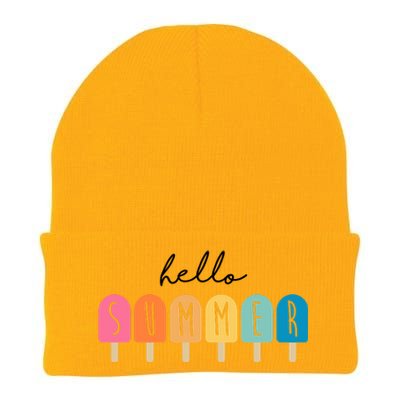 Hello Summer Ice Cream Knit Cap Winter Beanie