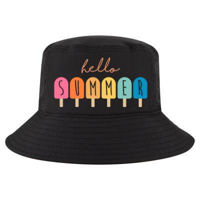 Hello Summer Ice Cream Cool Comfort Performance Bucket Hat