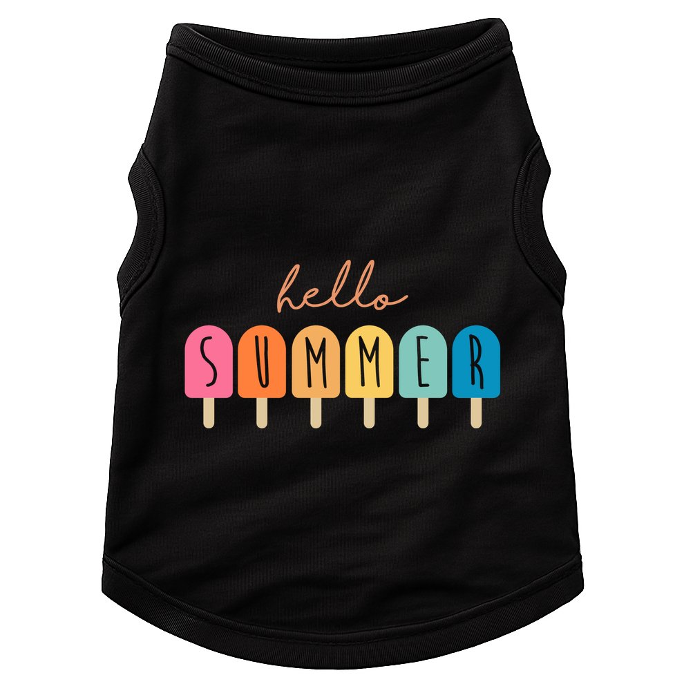 Hello Summer Ice Cream Doggie Tank