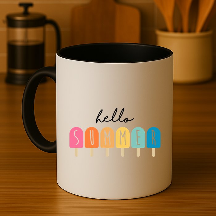 Hello Summer Ice Cream Mug