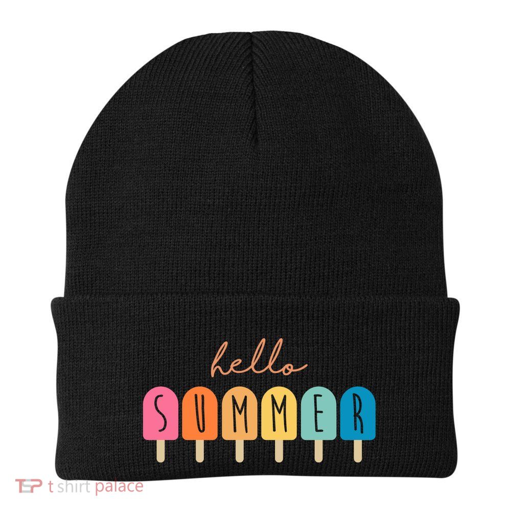 Hello Summer Ice Cream Beanie