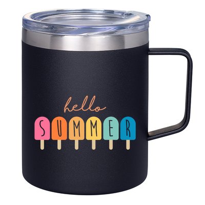 Hello Summer Ice Cream 12oz Stainless Steel Coffee Mug