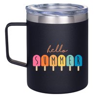 Hello Summer Ice Cream 12oz Stainless Steel Coffee Mug