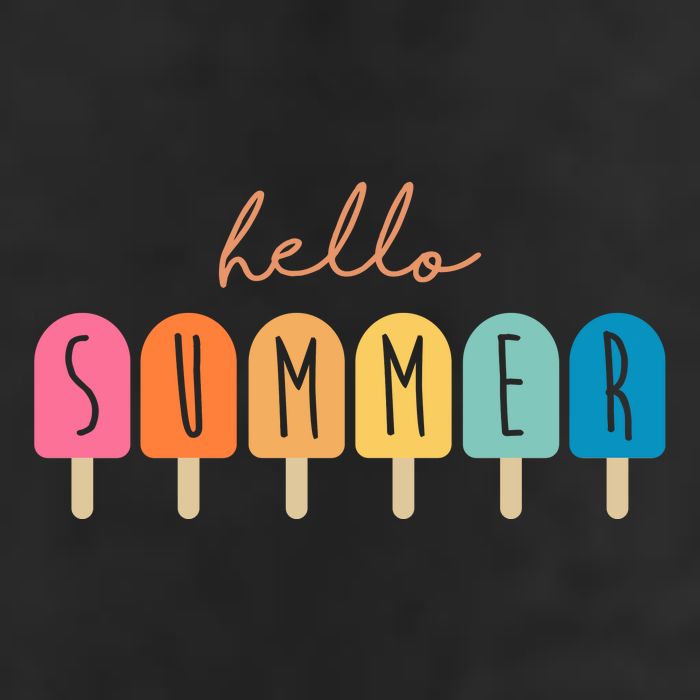 Hello Summer Ice Cream Tumbler