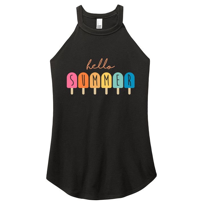 Hello Summer Ice Cream Women's Perfect Tri Rocker Tank