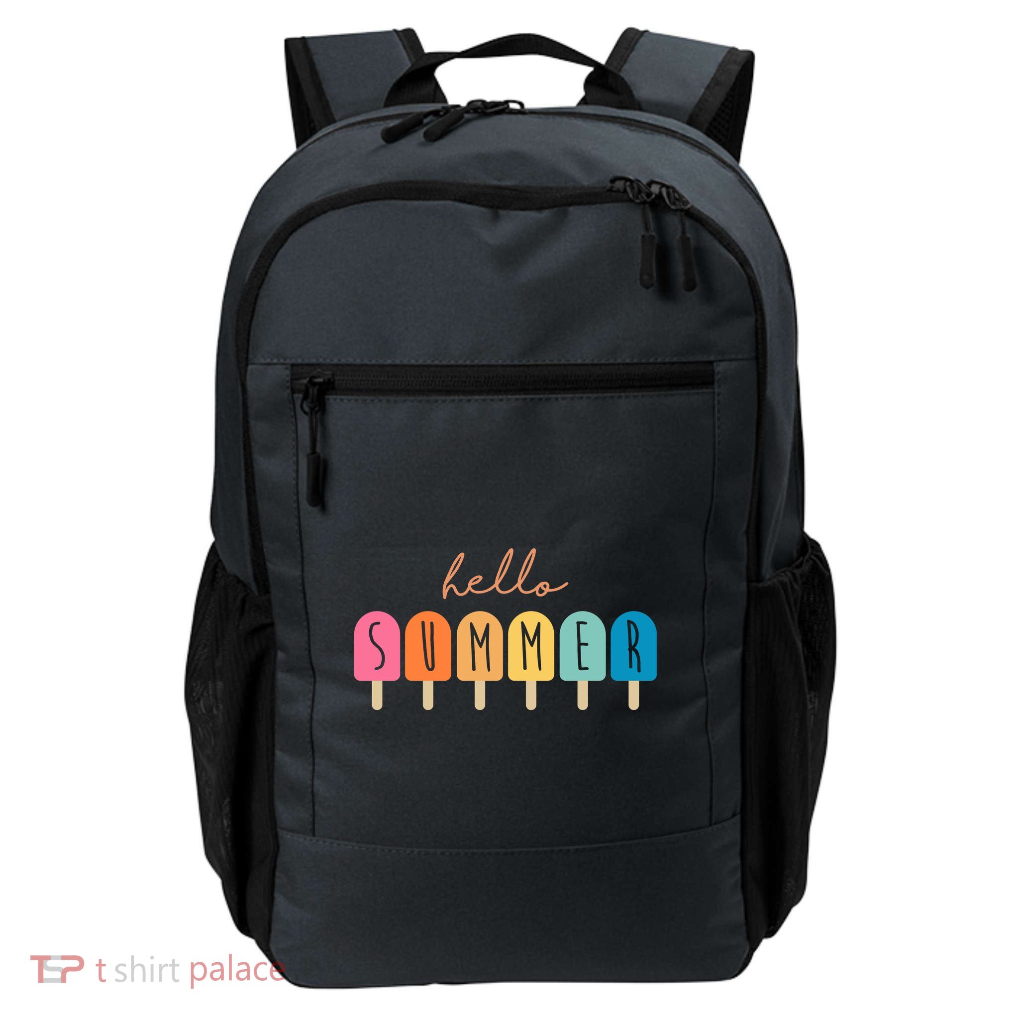Hello Summer Ice Cream Daily Commute Backpack