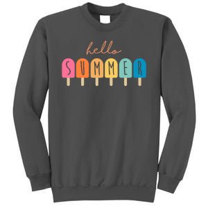 Hello Summer Ice Cream Tall Sweatshirt