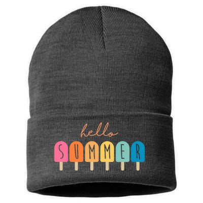 Hello Summer Ice Cream Sustainable Knit Beanie