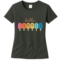 Hello Summer Ice Cream Womens T-Shirt