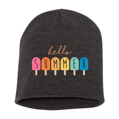 Hello Summer Ice Cream Short Acrylic Beanie