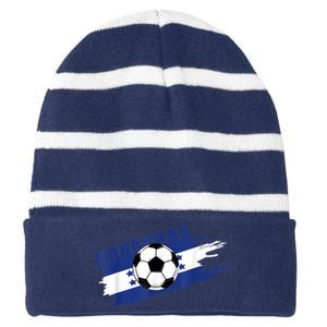 Honduras Soccer Jersey Honduran Futbol Seleccion Striped Beanie with Solid Band