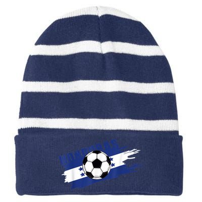 Honduras Soccer Jersey Honduran Futbol Seleccion Striped Beanie with Solid Band