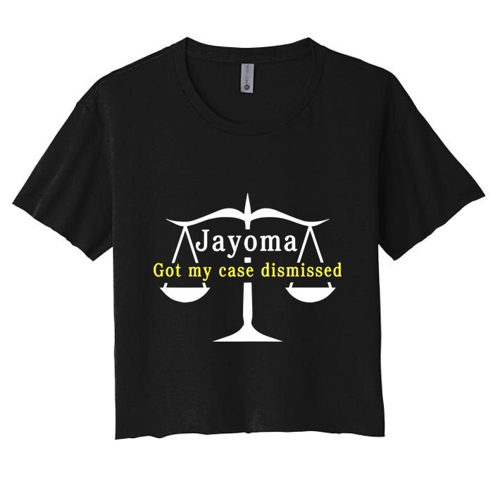 Hard Shirts Jayoma Got My Case Dismissed Women's Crop Top Tee