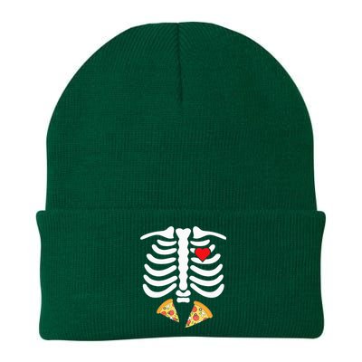 Halloween Skeleton Junk Food Belly Pizza Knit Cap Winter Beanie