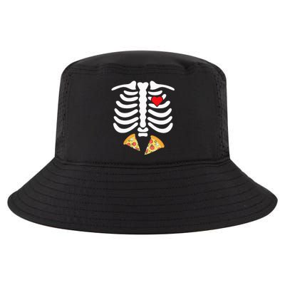 Halloween Skeleton Junk Food Belly Pizza Cool Comfort Performance Bucket Hat