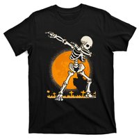 Halloween Shirts Kids Girl Dabbing Skeleton Costume T-Shirt