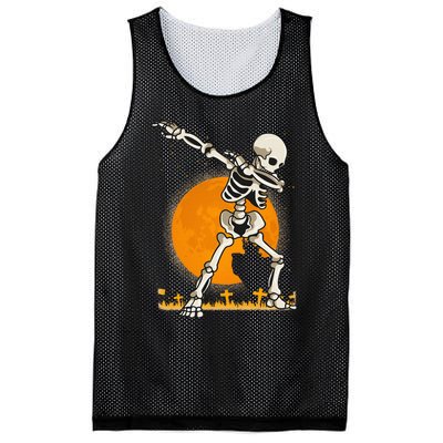 Halloween Shirts Kids Girl Dabbing Skeleton Costume Mesh Reversible Basketball Jersey Tank