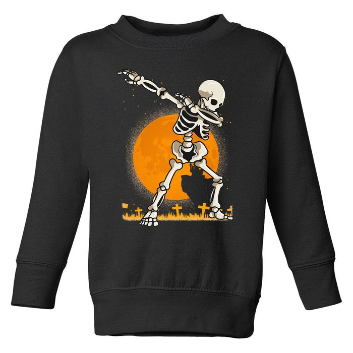 Halloween Shirts Kids Girl Dabbing Skeleton Costume Toddler Sweatshirt