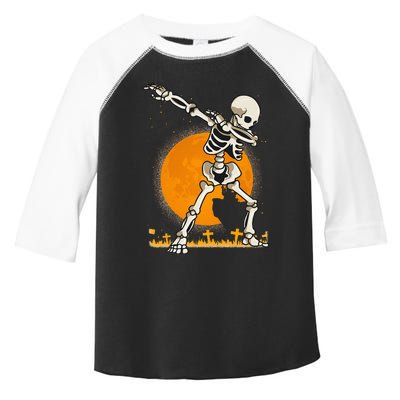 Halloween Shirts Kids Girl Dabbing Skeleton Costume Toddler Fine Jersey T-Shirt