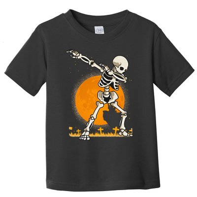 Halloween Shirts Kids Girl Dabbing Skeleton Costume Toddler T-Shirt