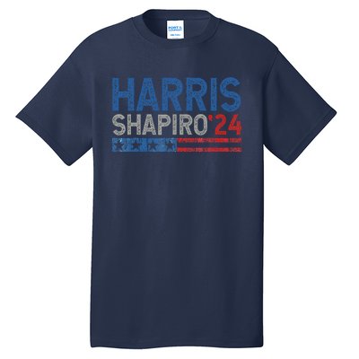 Harris Shapiro2024 Kamala Harris Josh Shapiro 24 Tall T-Shirt