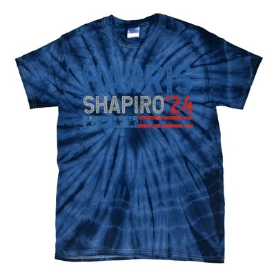 Harris Shapiro2024 Kamala Harris Josh Shapiro 24 Tie-Dye T-Shirt