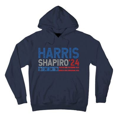 Harris Shapiro2024 Kamala Harris Josh Shapiro 24 Tall Hoodie