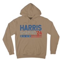 Harris Shapiro2024 Kamala Harris Josh Shapiro 24 Hoodie