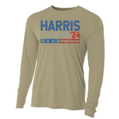 Harris Shapiro2024 Kamala Harris Josh Shapiro 24 Cooling Performance Long Sleeve Crew