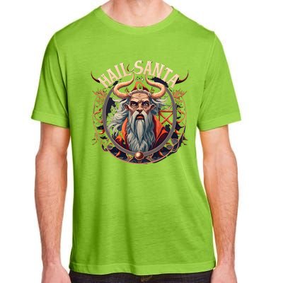 Hail Santa Krampus Gothic Christmas Adult ChromaSoft Performance T-Shirt